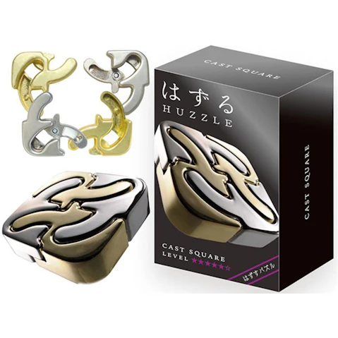 Hanayama L5 Cast Huzzle Brain Teaser Puzzle - Square