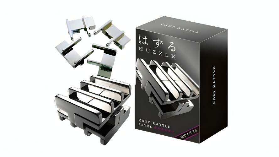Hanayama L5 Cast Huzzle Brain Teaser Puzzle - Rattle