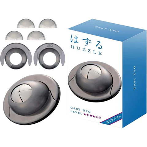 Hanayama L4 Cast Huzzle Brain Teaser Puzzle - UFO