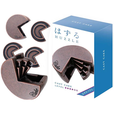 Hanayama L4 Cast Huzzle Brain Teaser Puzzle - Cake