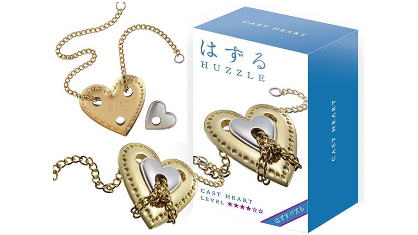 Hanayama L4 Cast Huzzle Brain Teaser Puzzle - Heart