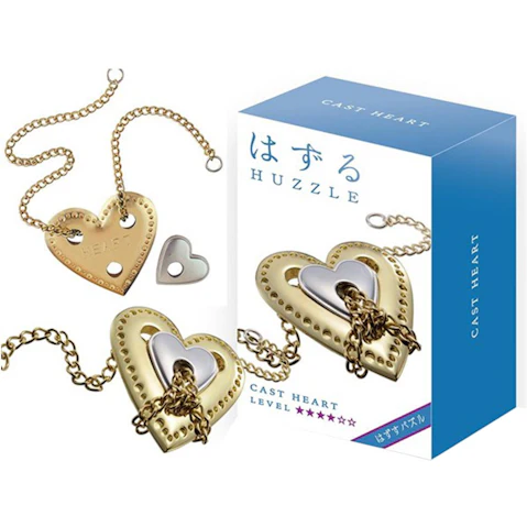 Hanayama L4 Cast Huzzle Brain Teaser Puzzle - Heart
