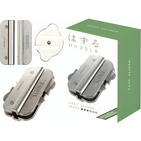 Hanayama L3 Cast Huzzle Brain Teaser Puzzle - Slider