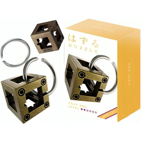 Hanayama L2 Cast Huzzle Brain Teaser Puzzle - Box