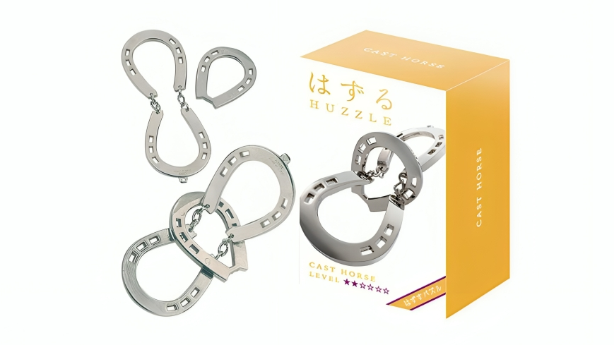Hanayama L2 Cast Huzzle Brain Teaser Puzzle - Horse