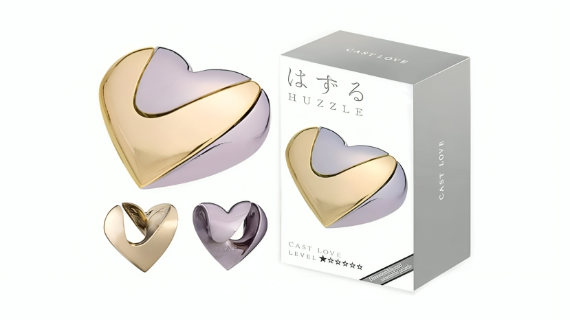 Hanayama L1 Cast Huzzle Brain Teaser Puzzle - Love