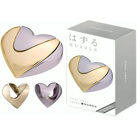 Hanayama L1 Cast Huzzle Brain Teaser Puzzle - Love