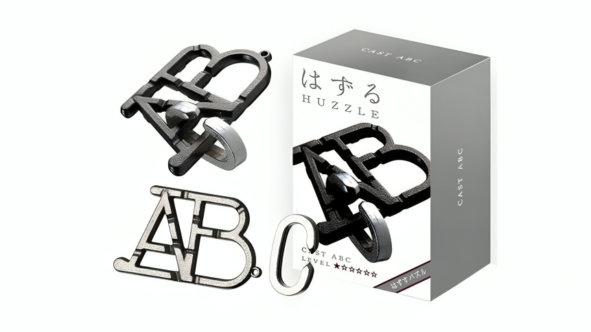 Hanayama L1 Cast Huzzle Brain Teaser Puzzle - ABC