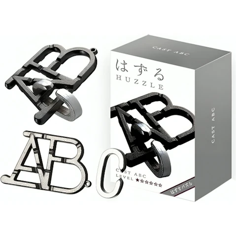 Hanayama L1 Cast Huzzle Brain Teaser Puzzle - ABC