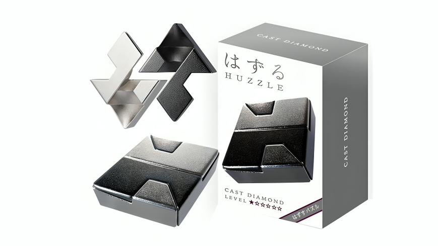 Hanayama L1 Cast Huzzle Brain Teaser Puzzle - Diamond