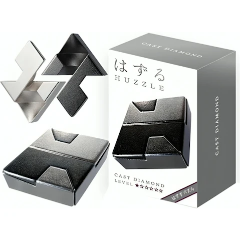 Hanayama L1 Cast Huzzle Brain Teaser Puzzle - Diamond