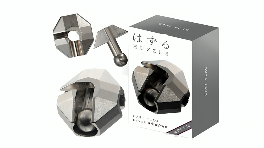 Hanayama L1 Cast Huzzle Brain Teaser Puzzle - Flag