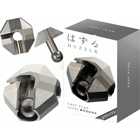 Hanayama L1 Cast Huzzle Brain Teaser Puzzle - Flag