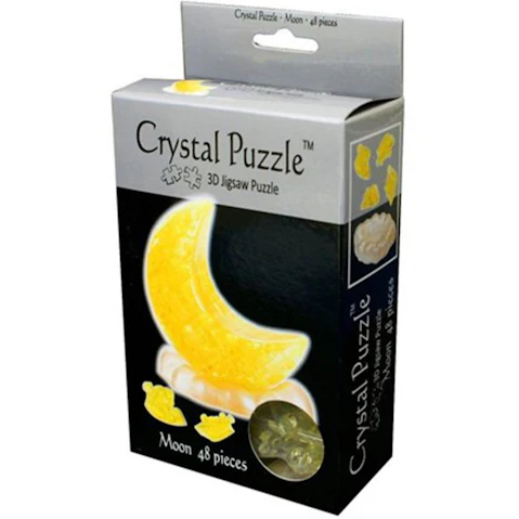 Ventura Games 48 Pieces 3D Crystal Moon Puzzle