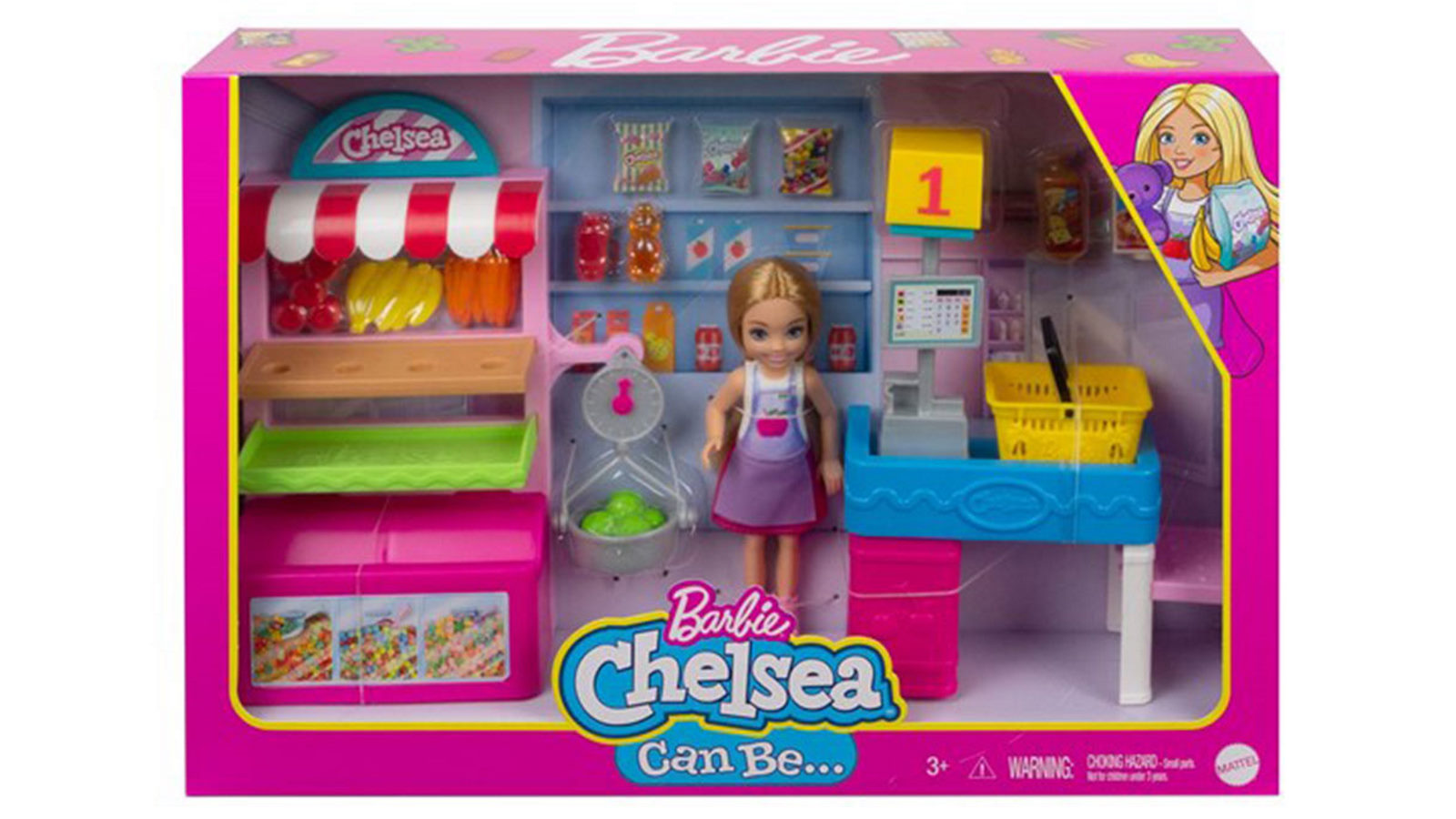 Mattel Barbie Chelsea Can Be Doll & Snack Stand Playset