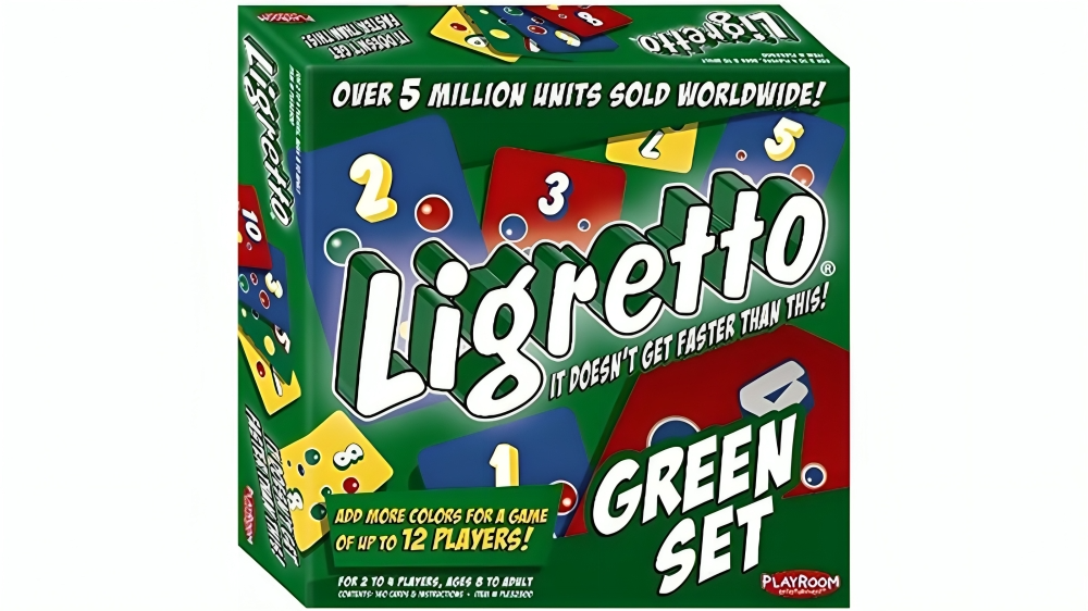 Playroom Entertainment Ligretto Colored Card Game Set - Green