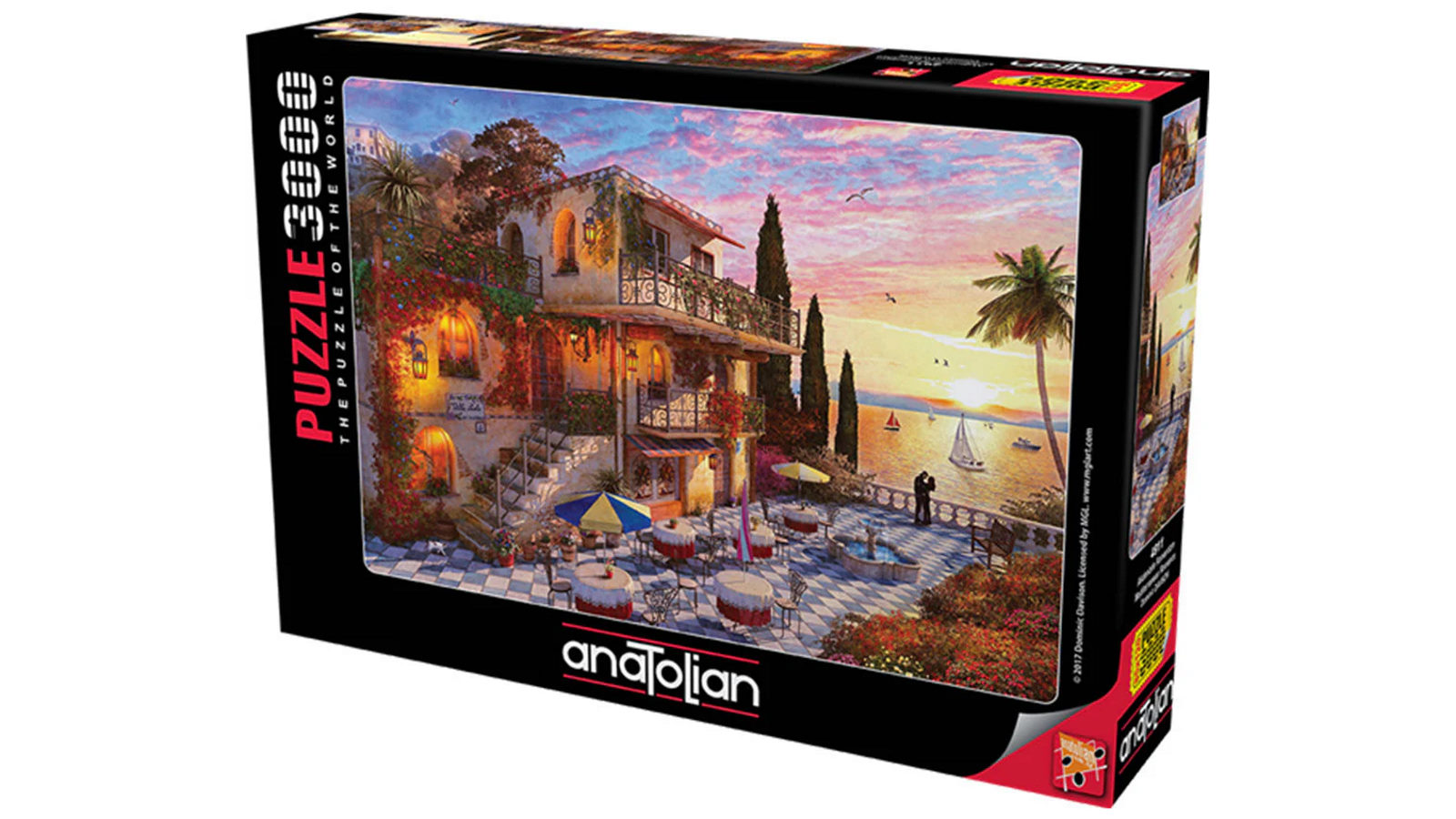 Anatolian 3000 Pieces The Puzzle of the World - Mediterranean