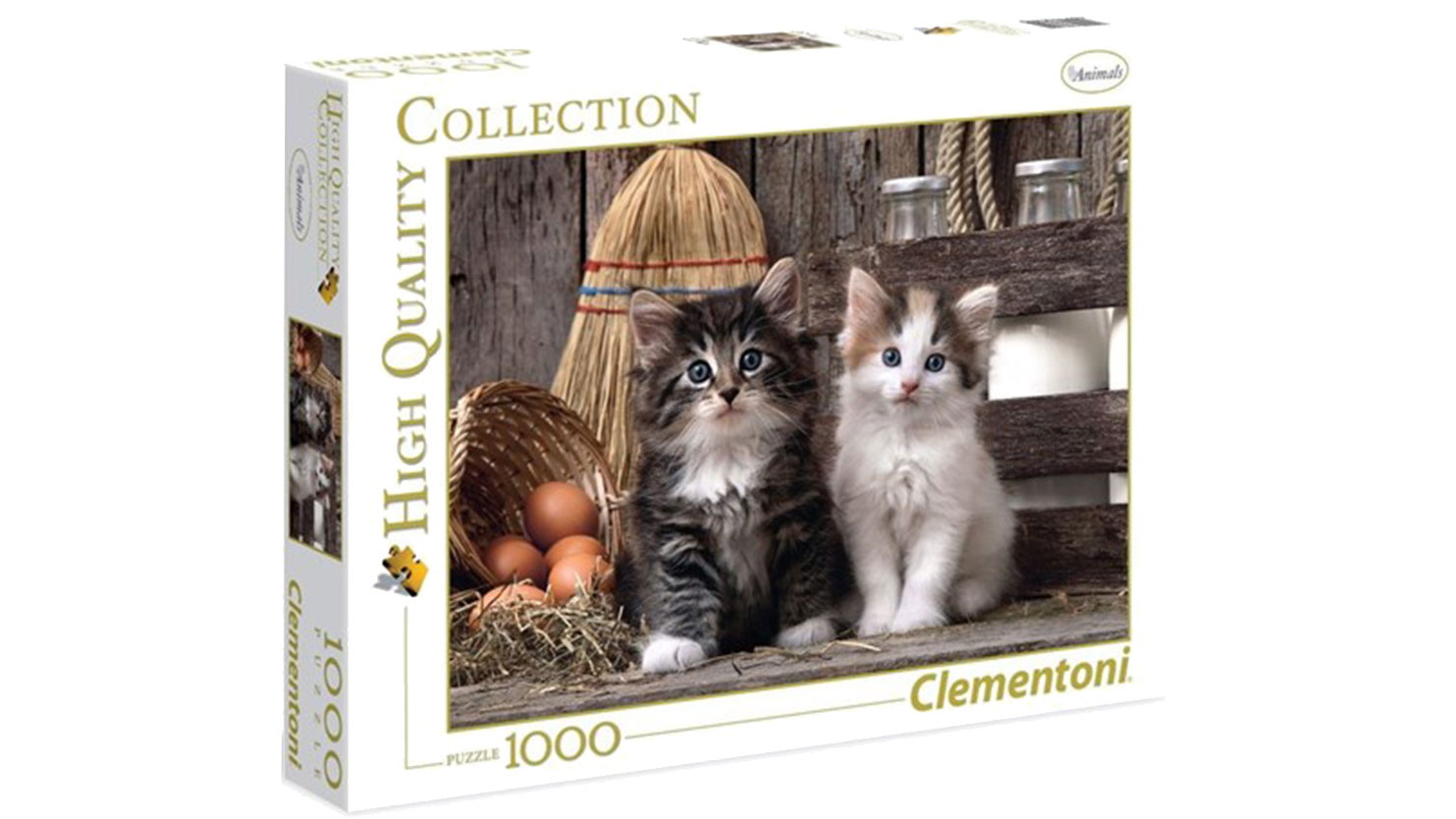 Clementoni Lovely Kittens 1000-Piece Jigsaw Puzzle