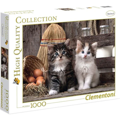 Clementoni Lovely Kittens 1000-Piece Jigsaw Puzzle