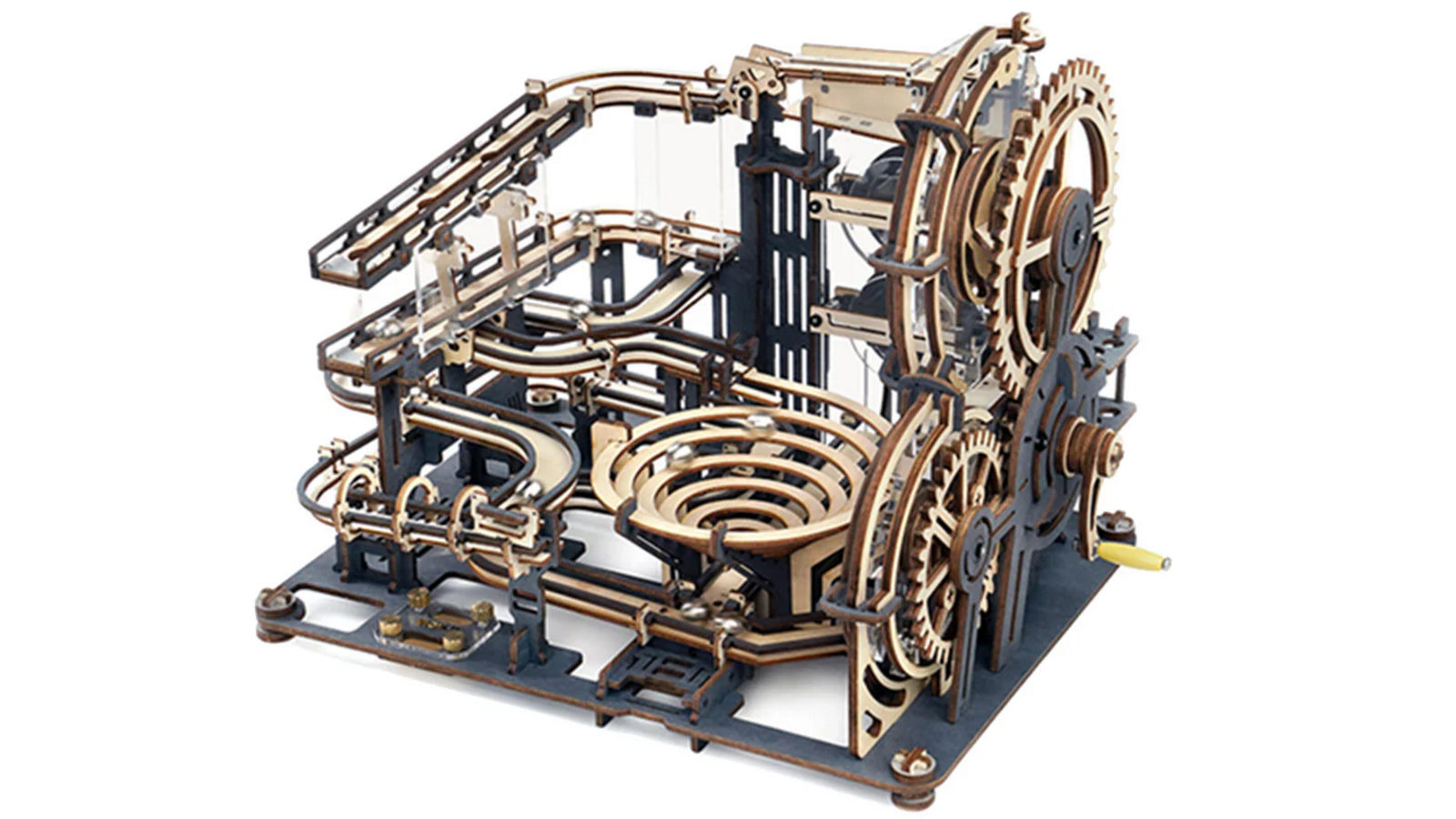 Robotime Marble Run 3D Wooden Puzzle - Night City
