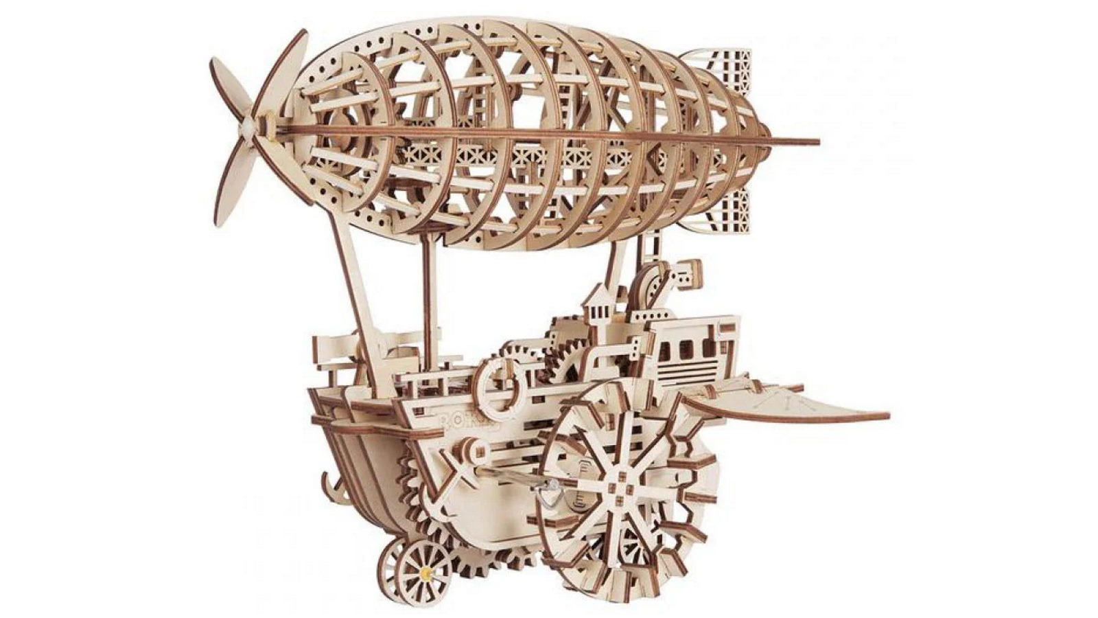 Robotime Mechanical Gears 3D Wooden Puzzle - Air Vehicle