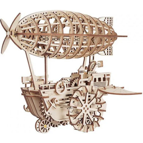 Robotime Mechanical Gears 3D Wooden Puzzle - Air Vehicle