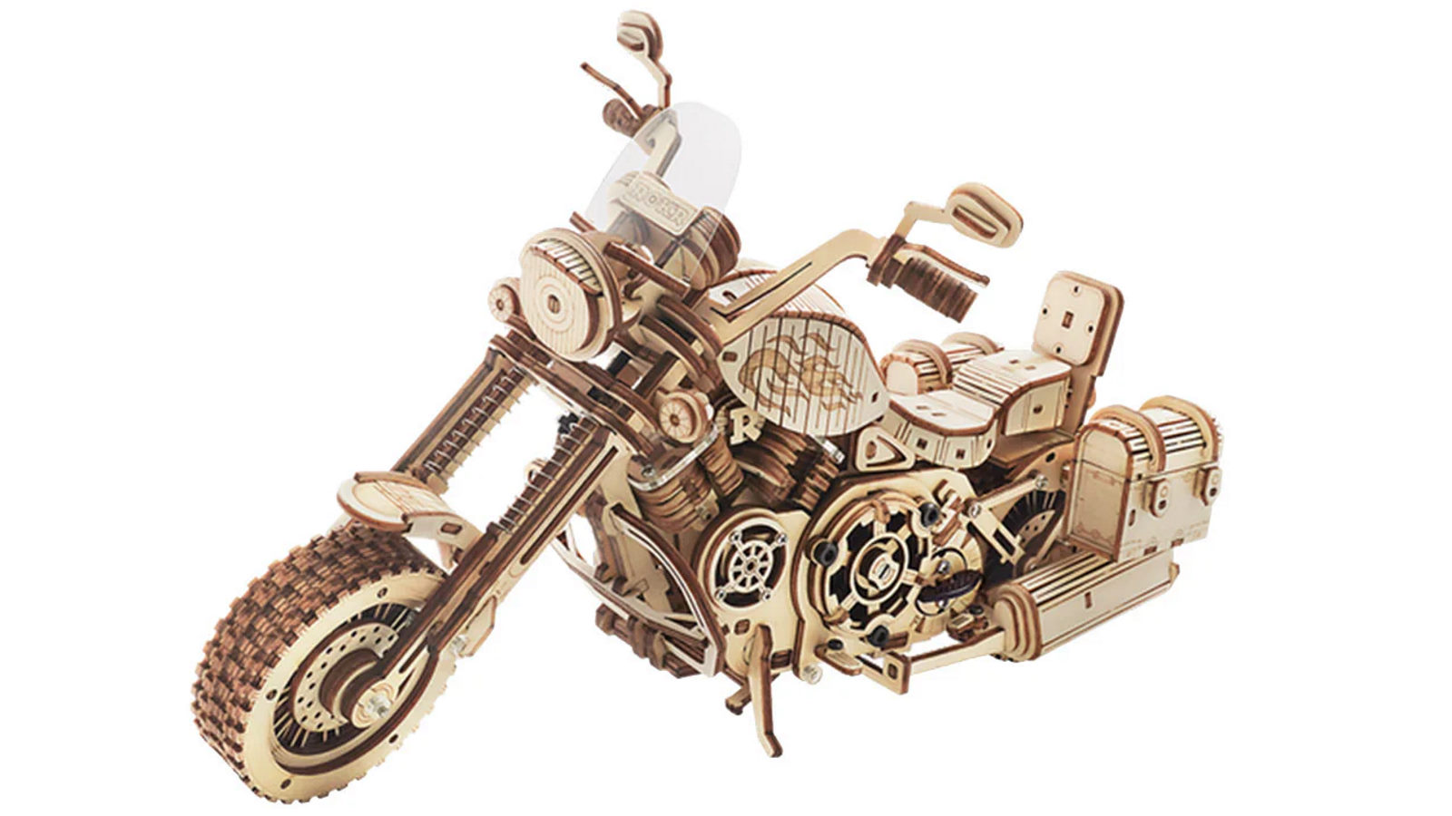 Robotime Mechanical Gears 3D Wooden Puzzle - Motorcycle