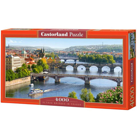 Castorland 4000 Pieces Classic Puzzle - Vltava Bridges