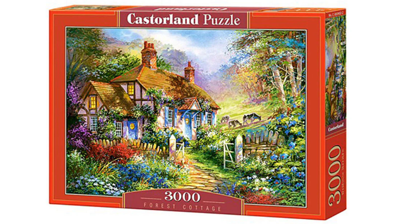 Castorland 3000 Pieces Classic Puzzle - Forest Cottage
