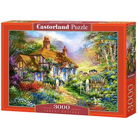 Castorland 3000 Pieces Classic Puzzle - Forest Cottage