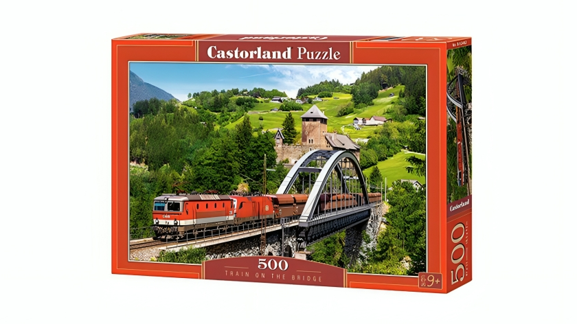 Castorland 500 Piece Classic Puzzle - Bridge Train