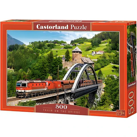 Castorland 500 Piece Classic Puzzle - Bridge Train