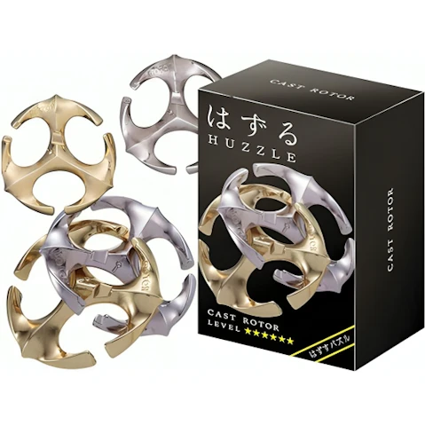 Hanayama L6 Cast Huzzle Brain Teaser Puzzle - Rotor