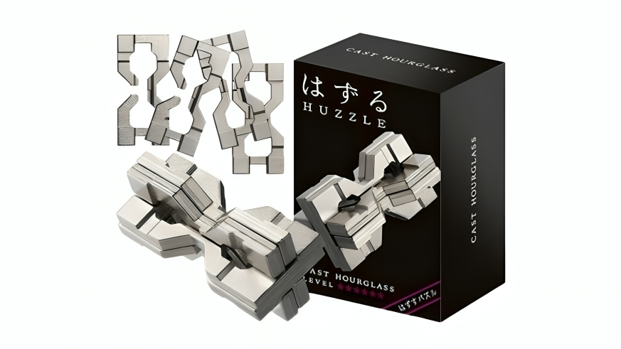 Hanayama L6 Cast Huzzle Brain Teaser Puzzle - Hourglass