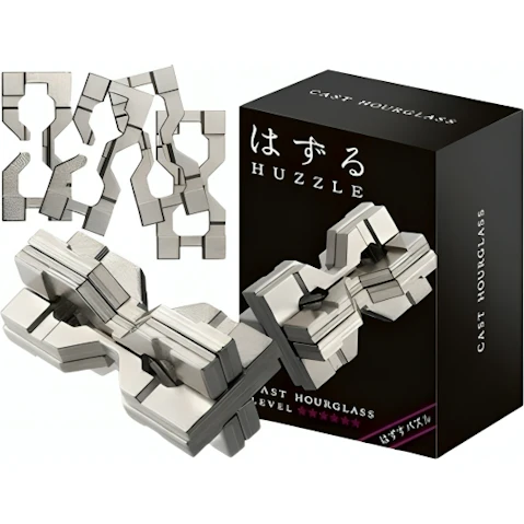 Hanayama L6 Cast Huzzle Brain Teaser Puzzle - Hourglass
