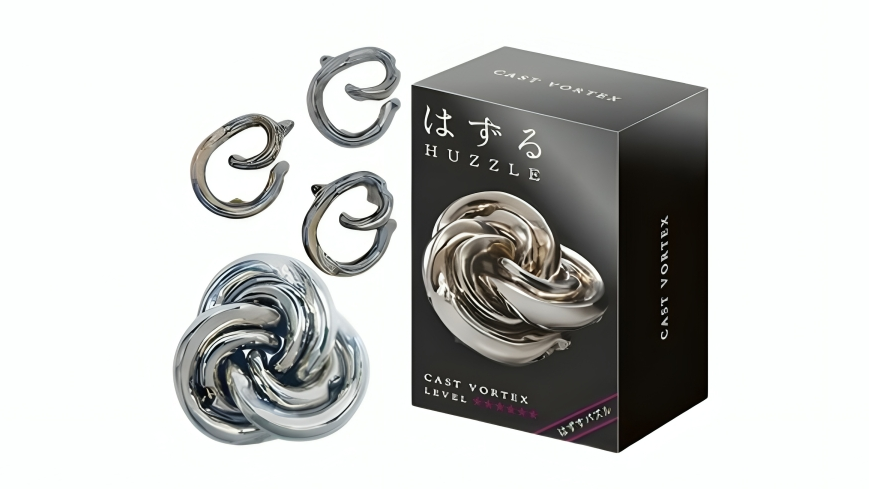 Hanayama L6 Cast Huzzle Brain Teaser Puzzle - Vortex