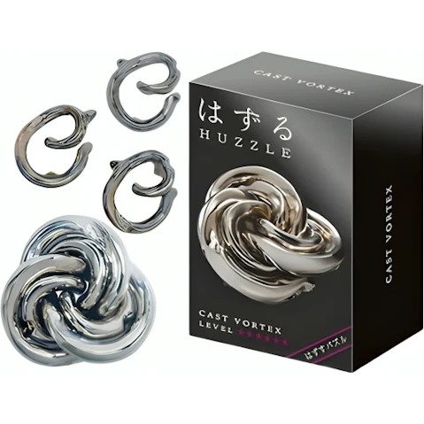 Hanayama L6 Cast Huzzle Brain Teaser Puzzle - Vortex