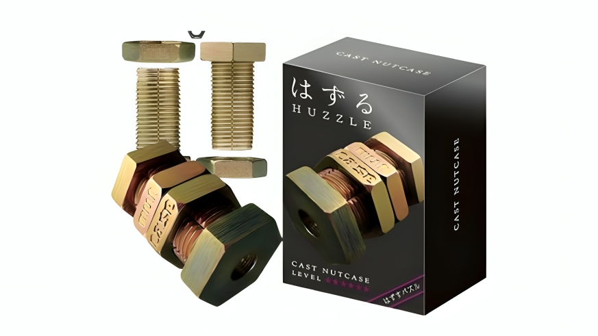 Hanayama L6 Cast Huzzle Brain Teaser Puzzle - Nutcase
