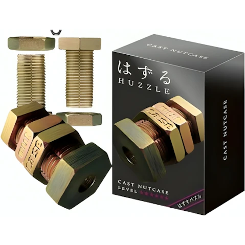Hanayama L6 Cast Huzzle Brain Teaser Puzzle - Nutcase