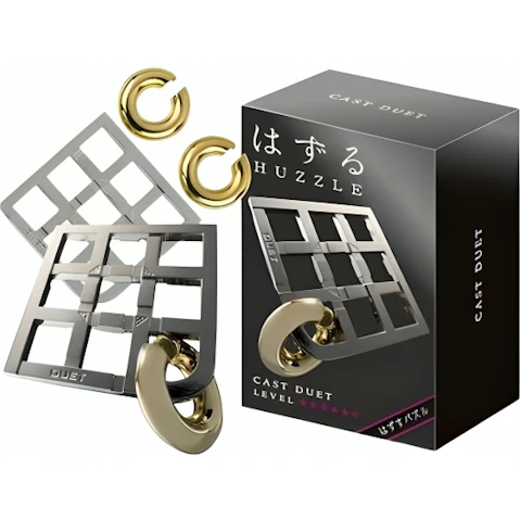 Hanayama L5 Cast Huzzle Brain Teaser Puzzle - Duet