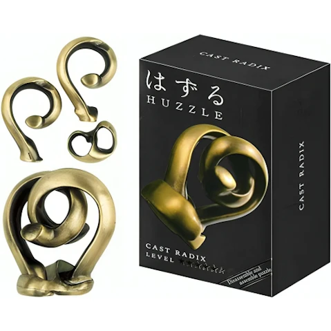 Hanayama L5 Cast Huzzle Brain Teaser Puzzle - Radix