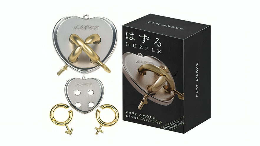 Hanayama L5 Cast Huzzle Brain Teaser Puzzle - Amour