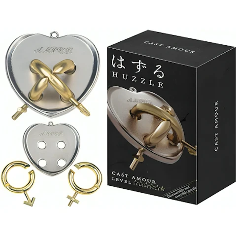Hanayama L5 Cast Huzzle Brain Teaser Puzzle - Amour