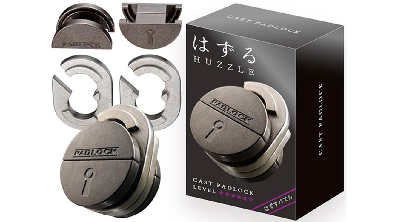 Hanayama L5 Cast Huzzle Brain Teaser Puzzle - Padlock