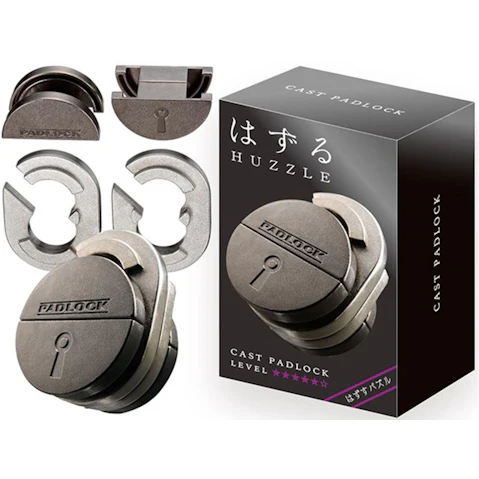 Hanayama L5 Cast Huzzle Brain Teaser Puzzle - Padlock