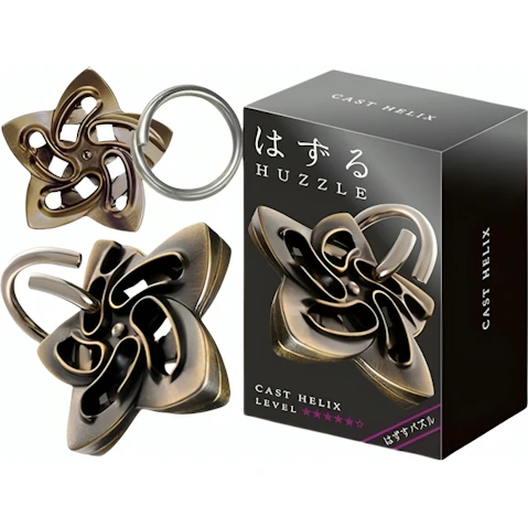 Hanayama L5 Cast Huzzle Brain Teaser Puzzle - Helix