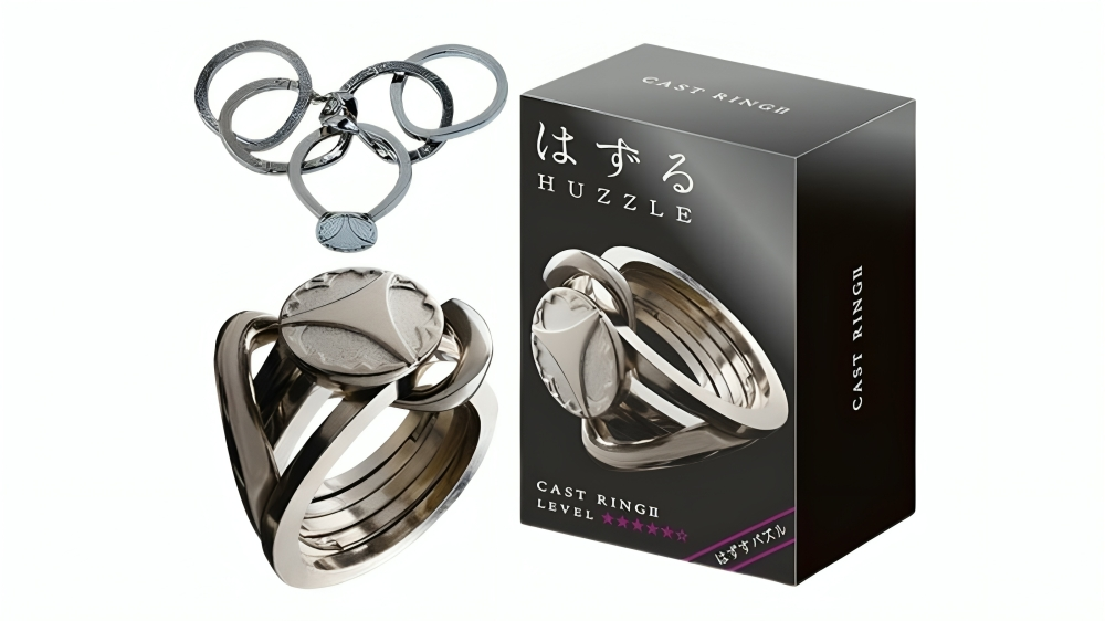 Hanayama L5 Cast Huzzle Brain Teaser Puzzle - Ring II