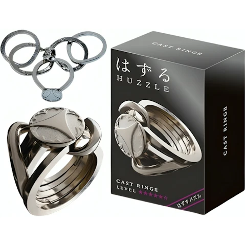 Hanayama L5 Cast Huzzle Brain Teaser Puzzle - Ring II