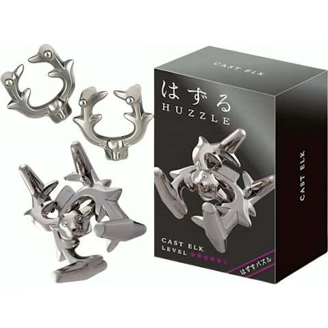 Hanayama L5 Cast Huzzle Brain Teaser Puzzle - Elk