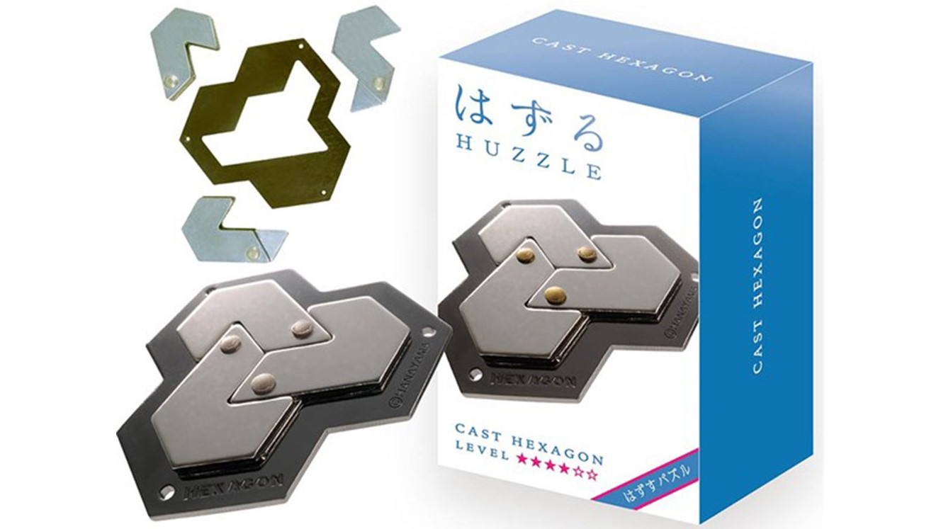 Hanayama L4 Cast Huzzle Brain Teaser Puzzle - Hexagon
